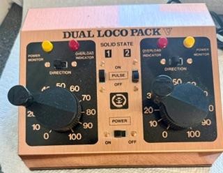 Parts- MRC Dual Loco Pack V Solid State Train Transformer Controller OB