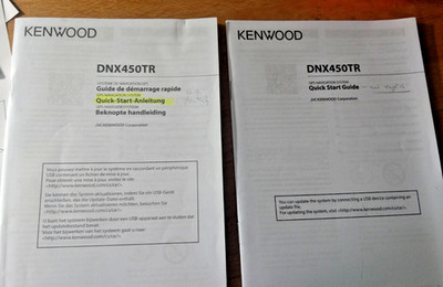 Anleitung für Kenwood DNX450TR Navi DAB-Radio für Wohnmobile