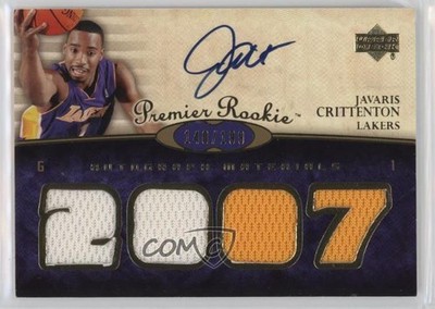 2007 Upper Deck UD Premier Materials /199 Javaris Crittenton Rookie Auto RC 15g5