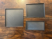 Set of 3-80mm Width Wargaming Movement Trays Warhammer Fantasy