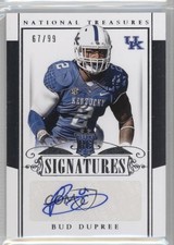 2015 National Treasures College Rookie Signatures 67/99 Bud Dupree #215 Auto 0f8