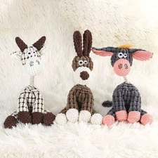 Dog Chew Toy Squeaky Plush Toys Plush for Aggressive Chewers Chew Guard Pet Toys