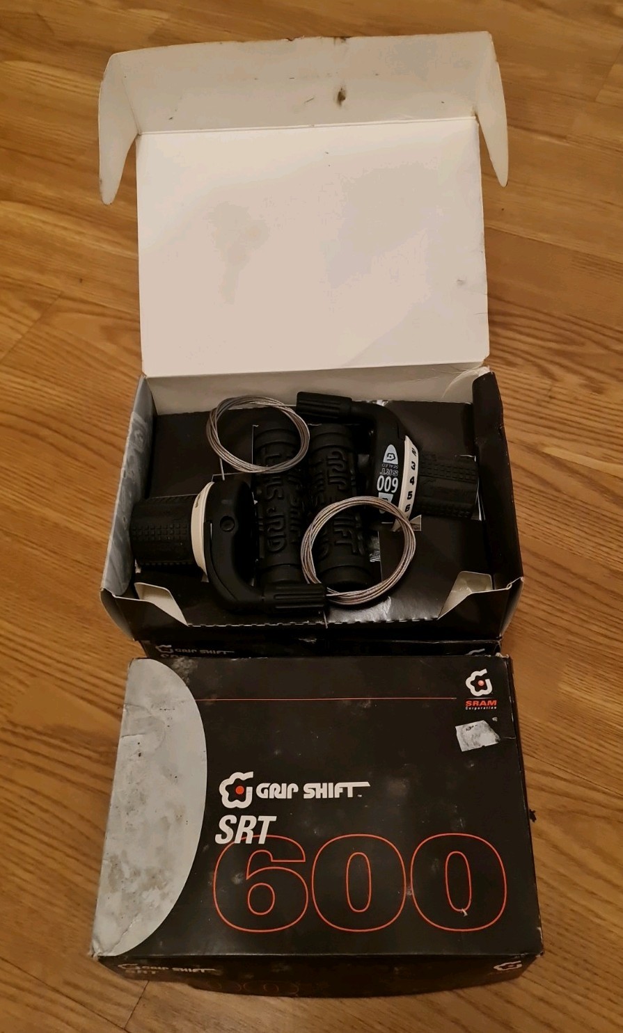 SRAM Gripshift SRT 600-7 3x7 Velocità Cambio MTB Mountain Bike Retrò anni 90 Boxato