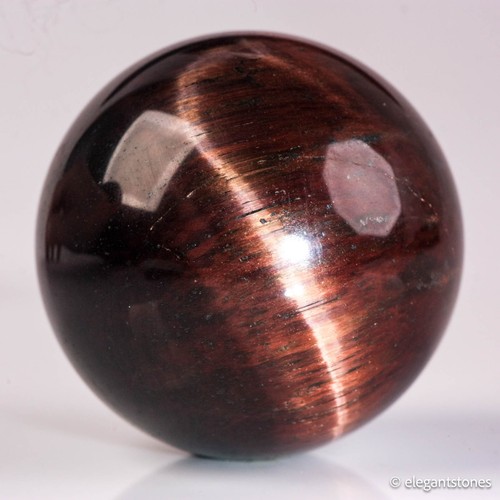 62g35mm Red Tiger Eye Sphere Crystal Ball Natural Quartz Healing Gemstone Chakra - Foto 2 di 10