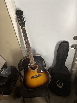 Epiphone PR150VS Tobacco Sunburst Acoustic Guitar w/Padded Gig Bag And Strings