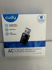 Cudy WU1300S AC1300 USB WiFi Adapter Dual Band 867Mbps USB 3.0 for PC Laptop