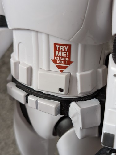 Disney Store Star Wars FIRST ORDER STORMTROOPER Talks, Light, Sounds 14" Figure - Picture 3 of 8