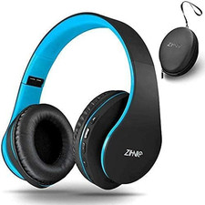 Bluetooth Headphones Over-Ear, Foldable Wireless and Wired Stereo Headset Micro 