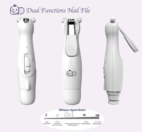 Rechargeable Baby Nail Clippers 20 in 1, Safe Electric Nail Trimmer, Baby Nai... - Picture 6 of 6