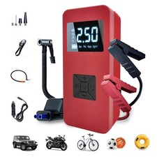 Jump Starter with Air Compressor, Portable Car Battery Jump Starter with 150P...