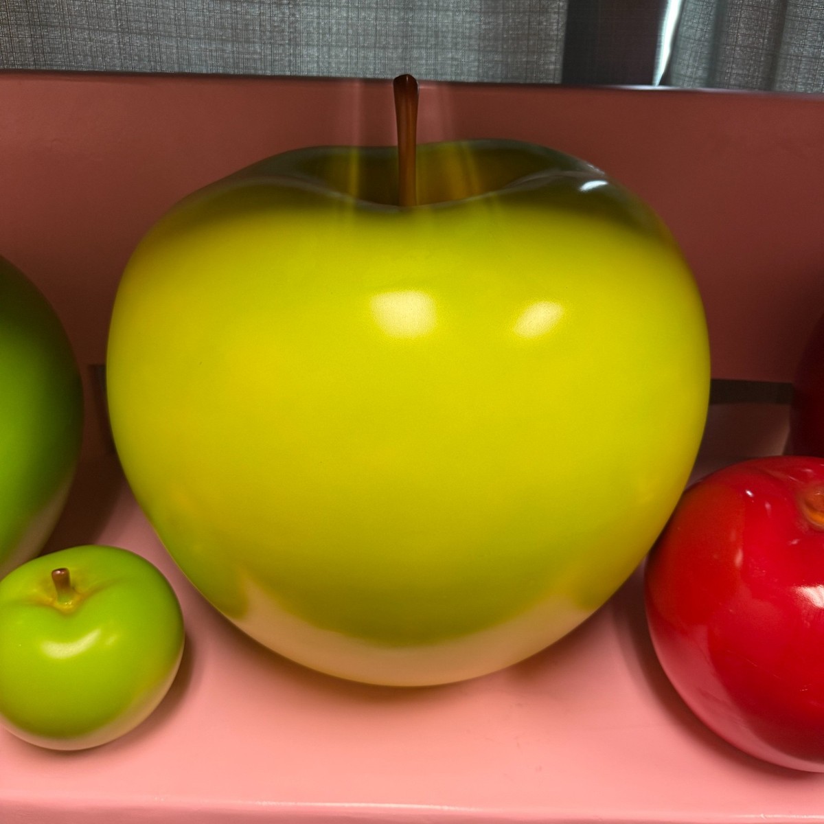 Large Green Apple Over Sized Resin Statue Food Prop Display Fruit