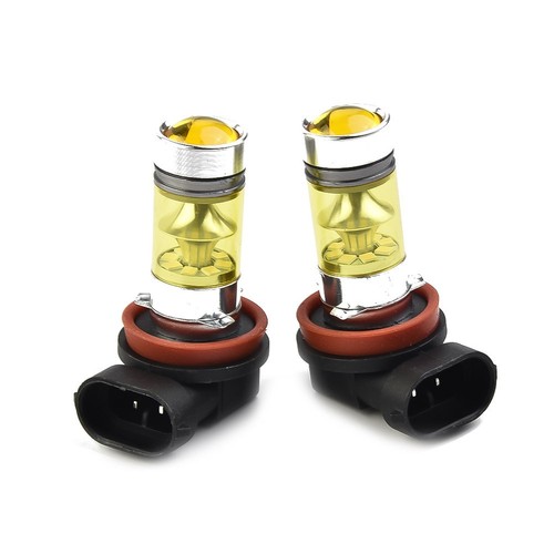 2x H11 H8 Led Yellow Fog Light Bulbs 4300K 100W 1500LM Super Bright DRL⚡⚡USSTOCK - Picture 7 of 19