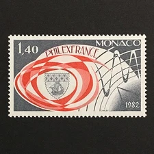 Monaco 1982 single issue MNH ** Philexfrance Sc#1335 Mi#1532 Yt#1328