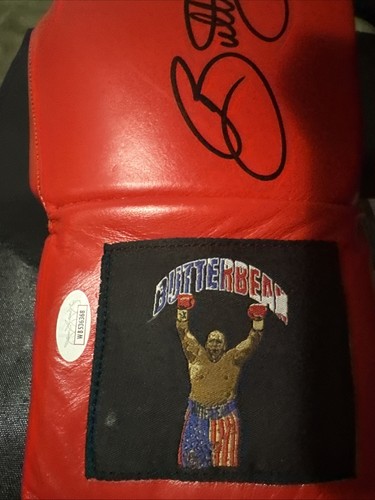 Eric Esch Butterbean Signed Red Everlast Boxing Glove AUTO JSA COA - Picture 2 of 4