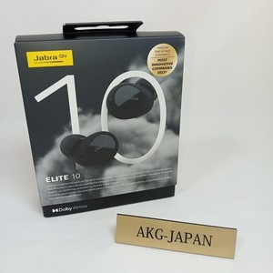 【新品未開封】Jabra Elite 10 Bluetooth Black Jabra Elite 10 True Wireless Bluetooth Earbuds - Matte Black