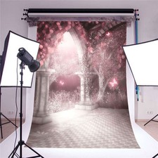 Wedding Photography Backdrops Photo Props Flowers Vinyl Background 5x7FT