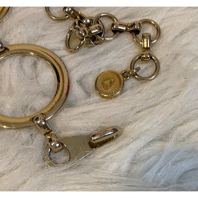 Silver tone Metal Chain Belt O Ring Circle Mod GoGo Circle  display picture 2