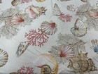 Pottery Barn Seashells Sea World Duvet Cover Queen Size 100% Cotton