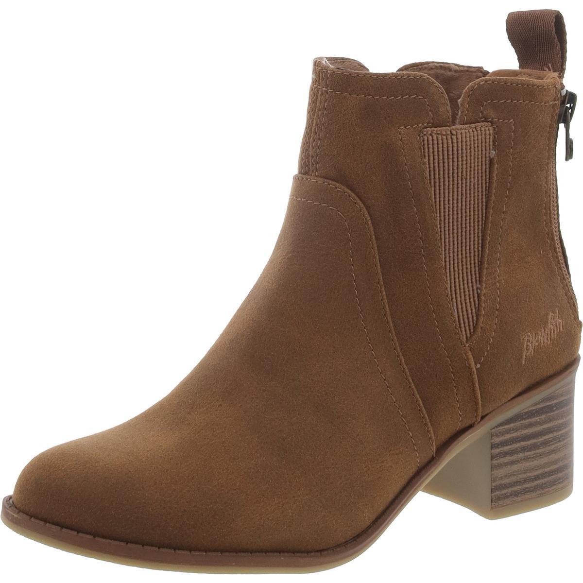 Женские ботильоны из искусственной замши Blowfish BEAM коричневого цвета 7 Medium BM BHFO 1799 5290₽