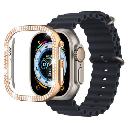 Diamond Case Bling Screen Protect Cover For Apple Watch Ultra 49mm Series 10/9/8 - Picture 21 of 26