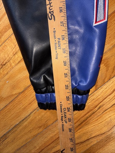 New York Giants Vintage Suede Leather Varsity Jacket NFL - Picture 17 of 24