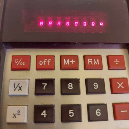 Litronix 2140 elektronischer Handrechner Vintage 3AA Batterie GETESTET/FUNKTIONIERT - Bild 2 von 10