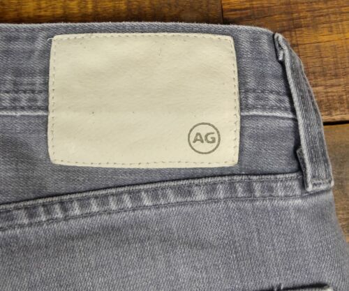 AG ADRIANO GOLDSCHMIED The Graduate Tailored Leg Gray Aged Jeans Size 32x31 $235 - 第 7/12 張圖片