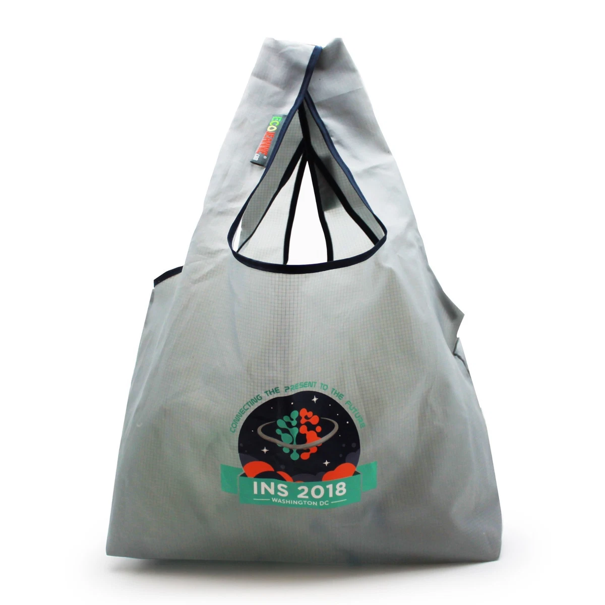 Custom Printed Reusable Ripstop Nylon Bags Wholesale Logoed Eco