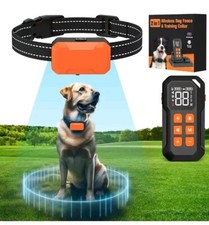 Muumlu Wireless Dog Training Shock Electric Fence No Wire Circular Boundary New