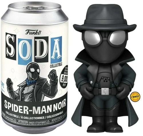 FUNKO SODA! MARVEL SPIDER-MAN NOIR W/ FEDORA (LE 1,500) (CHASE / NOT SEALED) (📌