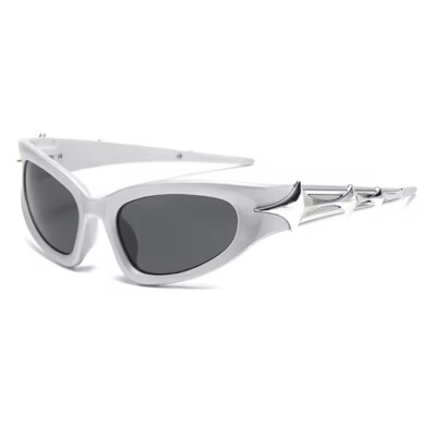 Lunettes Techno Y2K - Futuristische Speedbrille für Rave Party/Festivals