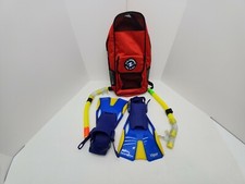 US Diver Diving Fins  Snorkels Short Blade Swimming Flippers Youth L/XL 4-7