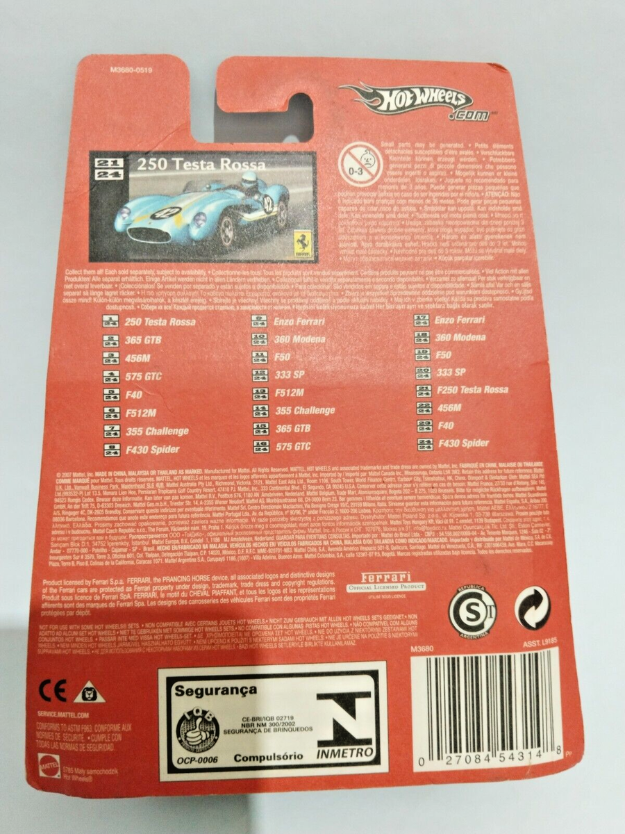 特価 Hot Wheels 1/18 フェラーリ 250 Testa Rossa FERRARI 250 TESTAROSSA Spider HOT WHEELS 1/18 maßstab Mattel