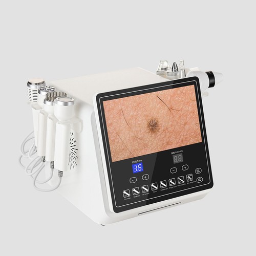 8in1 Hydro Sauerstoff Dermabrasion Gesichtsmaschine Anti-Haarausfall mit Scanner - Bild 9 von 12