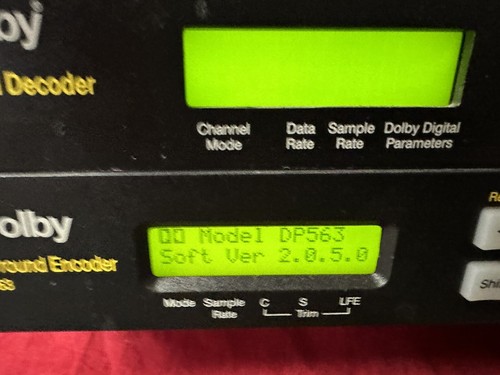 Dolby DP562 Multichannel Decoder & DP563 Surround and Pro Logic II Encoder - Picture 8 of 10