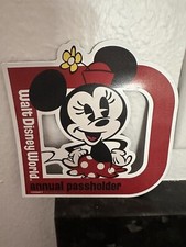 Walt Disney World - Disney Parks - 2022 Pass Holder Minnie Mouse Magnet New