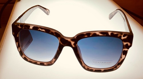 Lucky Brand Unisex Sunglasses Plastic Square Sycamore Pink Tortoise Gradient Len - 第 7/12 張圖片
