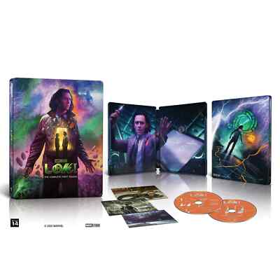 Loki: The Complete First Season 4K Steelbook (2x UHD 4K disc set) MARVEL