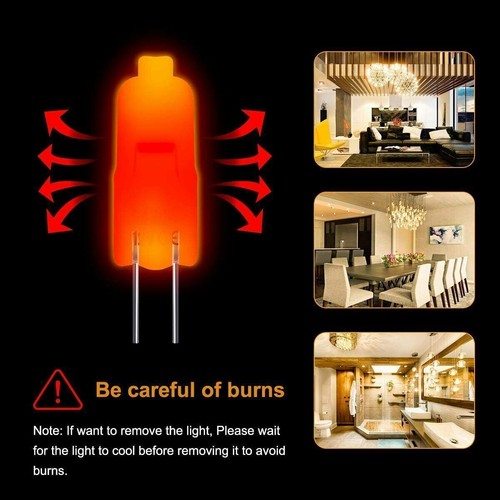 10x G4 Halogen-Lampe Stiftsockellampe 10W 20W 12V Warmweiß Birne Lampe Dimmbar - Bild 12 von 12