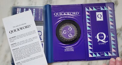 Quickword The Ultimate Word Game 1991 Magnetic Pocket Edition