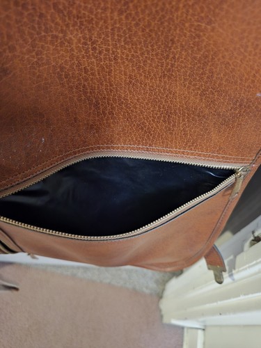 Vintage Scovill Brown Leather garment bag - Picture 5 of 8