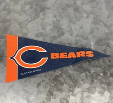 Chicago Bears NFL Football Mini Pennant Banner Flag Decor Rico Tag Express