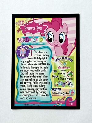 My Little Pony / Pinkie Pie Promo Foil Trading Card F17