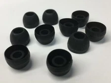 10 Earbud Rubber Ear Tips Plugs Cushions Replacement for Dunu Falcon-C Earphone
