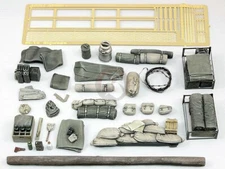Royal Model 1/35 M10 Wolverine Tank Destroyer WWII Stowage & Accessories Set 667