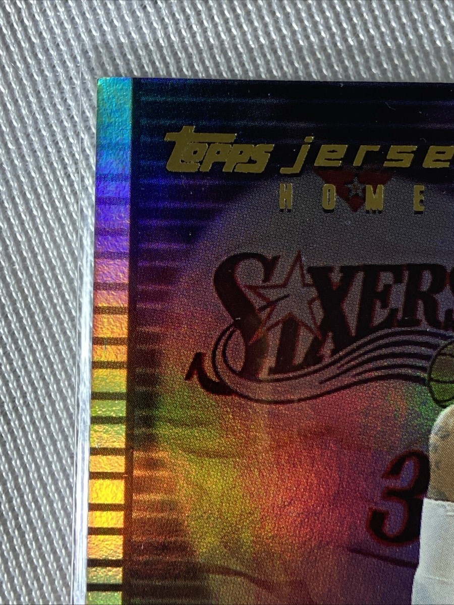 Allen Iverson #je-AIV - 2002-03 Topps Jersey Edition - Home Cookin