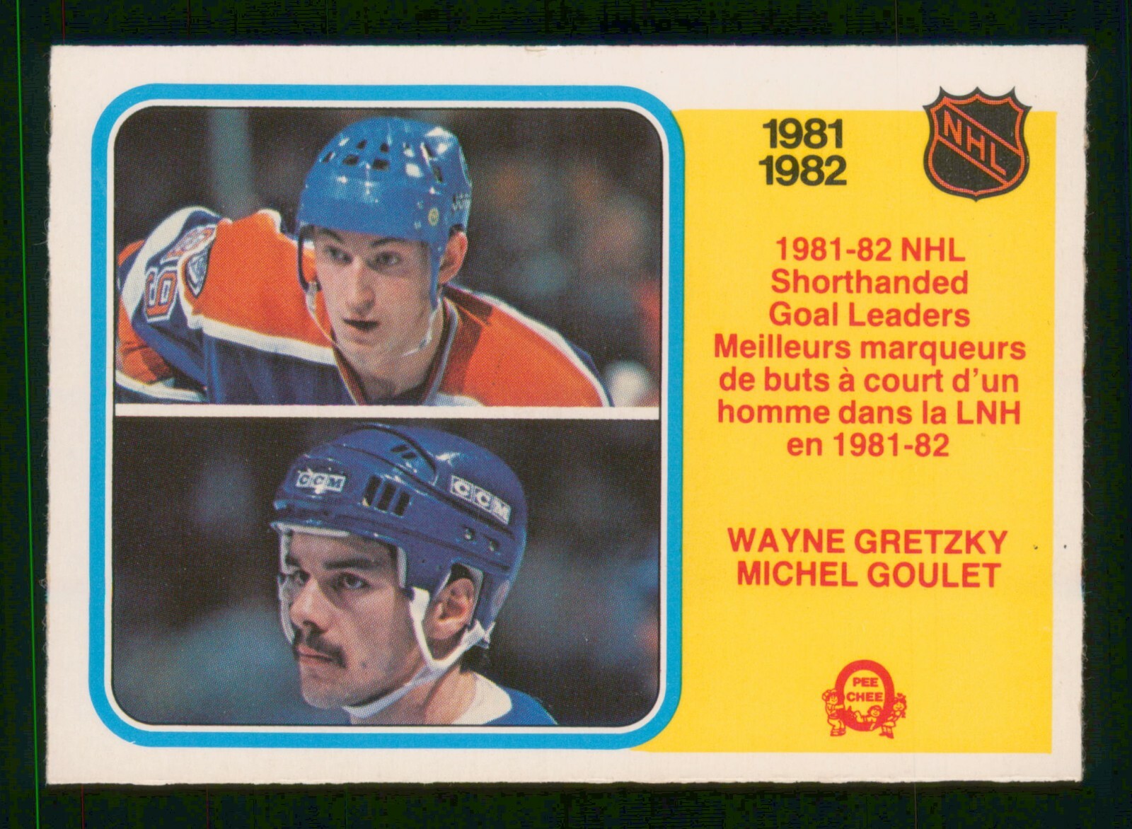 WAYNE GRETZKY / MICHEL GOULET LL 1982-83 O-PEE-CHEE 82-83 NO 237 EXMINT  38309