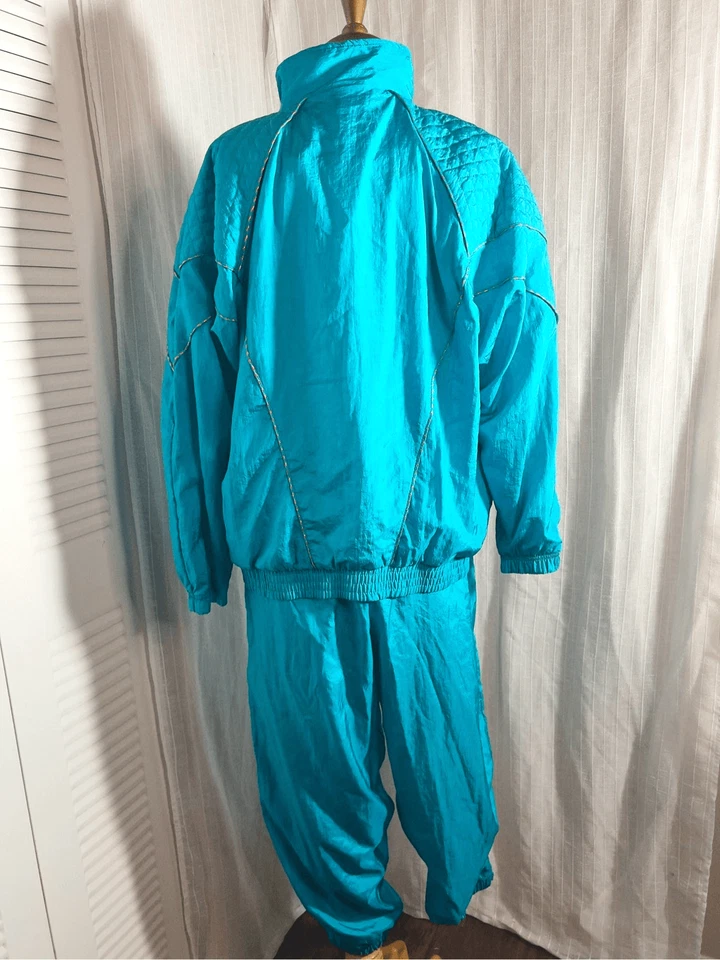 Bold Spirit | Para mujer | Juego de esquí | XL | Esquí de dos piezas azul bebé brillante vintage Wi Foto 4 de 4