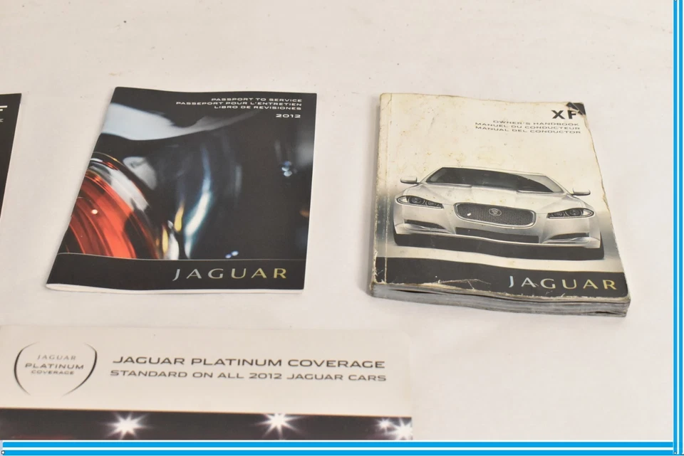 2012 Jaguar XF Owners Manual Set #O697 Foto 3 de 4