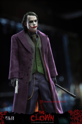 FILIX TOYS 1/12 ジョーカー フィギュア FX004 Filix Toys FX004 The Clown Heath Ledger Joker 1/12 Action Figure